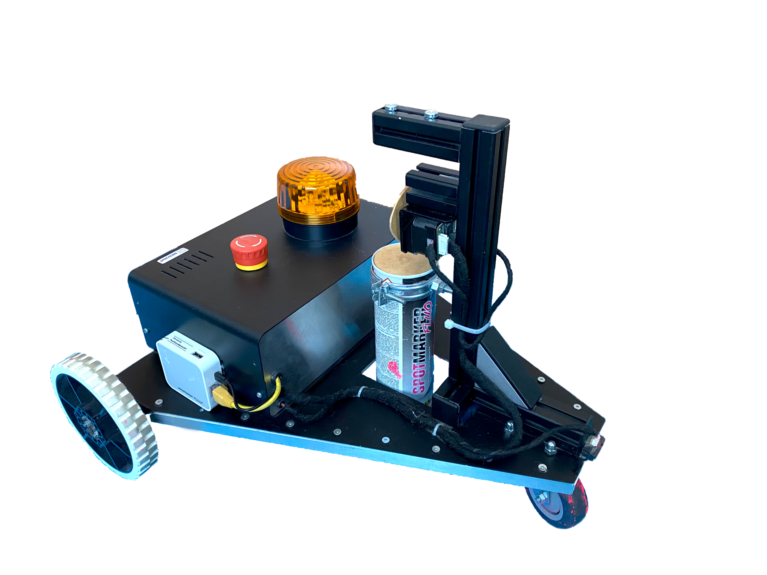 Robotic platform for surveyors marking points on the ground